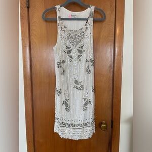 All Saints Spitalfields Beaded Mini Dress